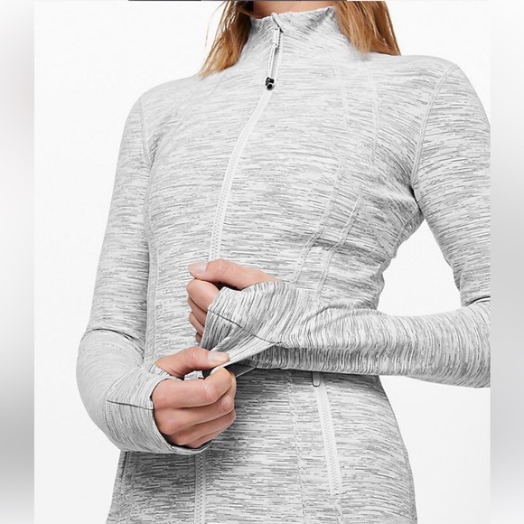 Lululemon Gray Silver Define Women's Jacket Size 8 - Picture 6 of 13